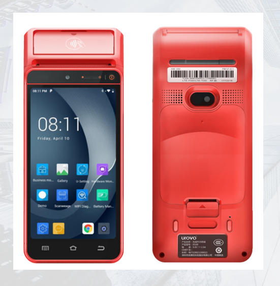 UROVO i9100 Non-emv Specification